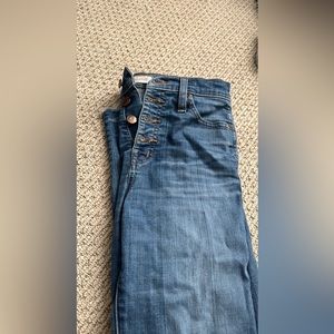 Madewell distressed skinny jeans